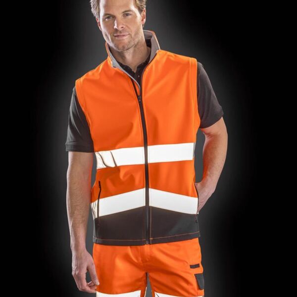 PRINTABLE SAFETY SSHELL GILET Miniaturansicht