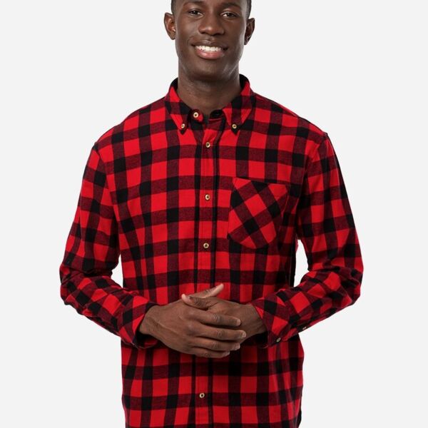 Men's Flannel Button Down Shirt Miniaturansicht
