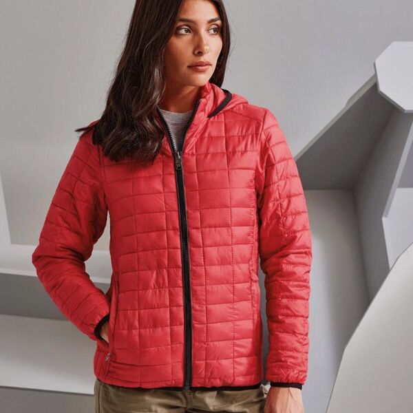 WOMEN HONEYCOMB HOODED JACKET Miniaturansicht