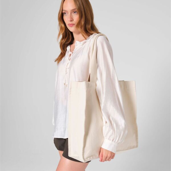 Chevron Handle Shopper Miniaturansicht