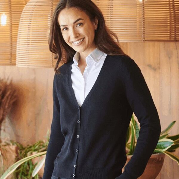 LADIES V-NECK CARDIGAN Miniaturansicht