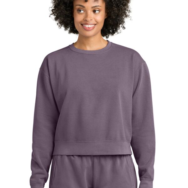 Women's Mid Length Crewneck Sweatshirt Miniaturansicht