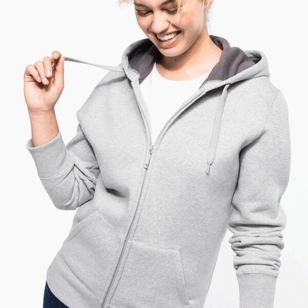 HEAVY FULL ZIP CONTRAST HOODY Miniaturansicht