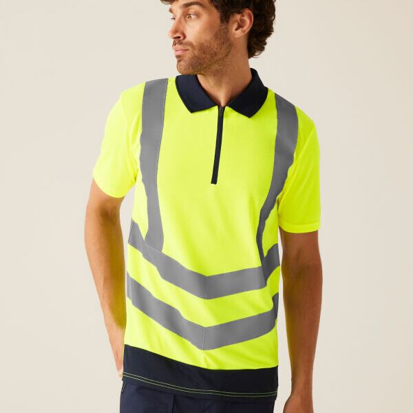 Pro Two Tone Wicking Polo Shirt Miniaturansicht