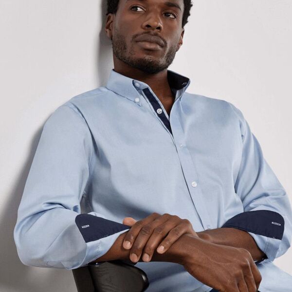 CONTRAST OXFORD L/S BUTTON DWN Miniaturansicht