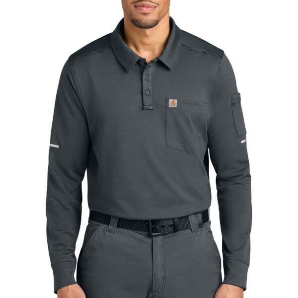 FLD & Rscu Long Sleeve Polo Miniaturansicht