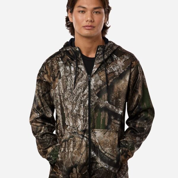 Unisex Realtree® Performance Full-Zip Hooded Sweatshirt Miniaturansicht