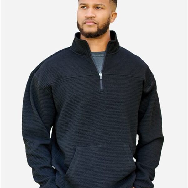 Unisex Pebble Fleece Quarter-Zip Pullover Miniaturansicht