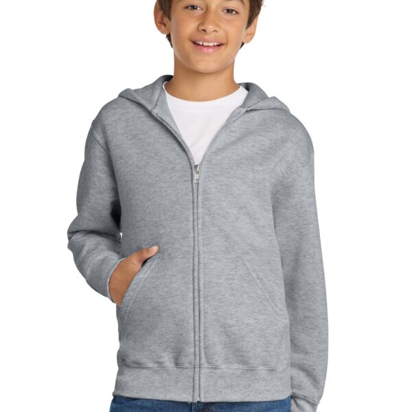 Youth Core Fleece Full Zip Hooded Sweatshirt Miniaturansicht