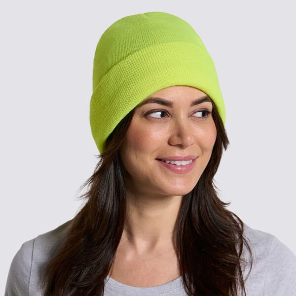 Fleece Lined Knit Cuff Toque Miniaturansicht