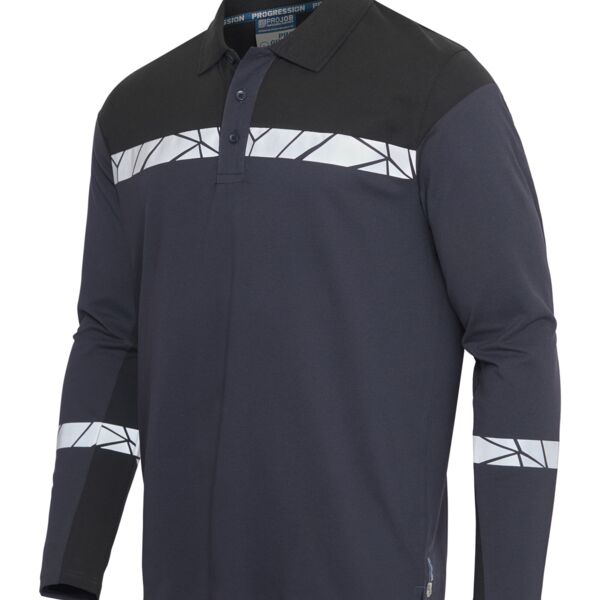 Progression 7004 Long Sleeve Pique Polo Miniaturansicht