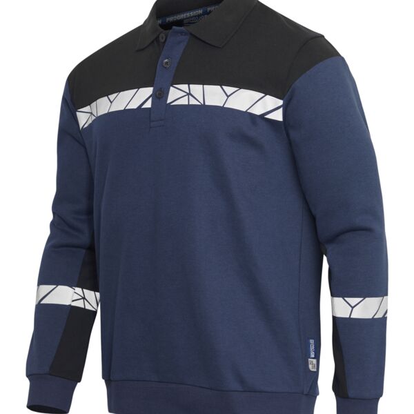 Progression 7100 Long Sleeve Polo Sweatshirt Miniaturansicht