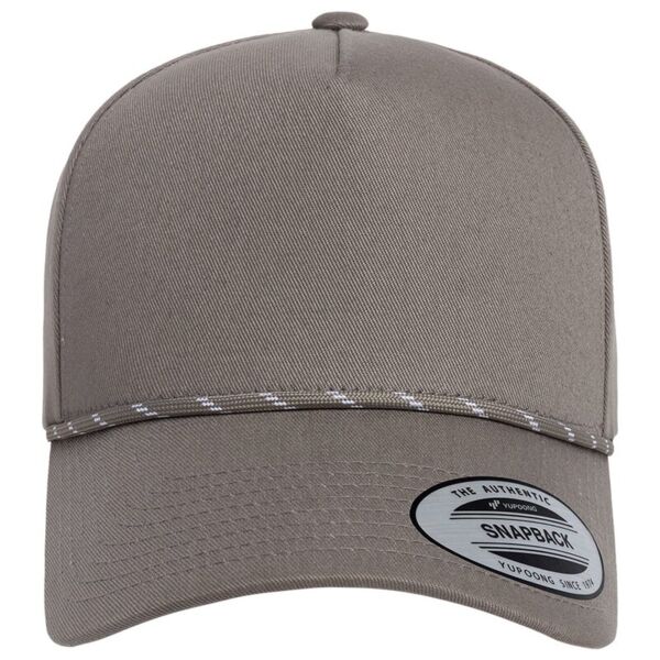 Retro Cotton Blend Five-Panel Rope Cap Miniaturansicht