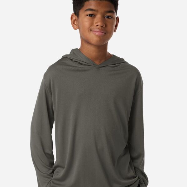 Youth Pro-Lock Performance Hooded Long Sleeve T-Shirt Miniaturansicht