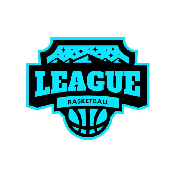 League Basketball logo template Miniaturansicht