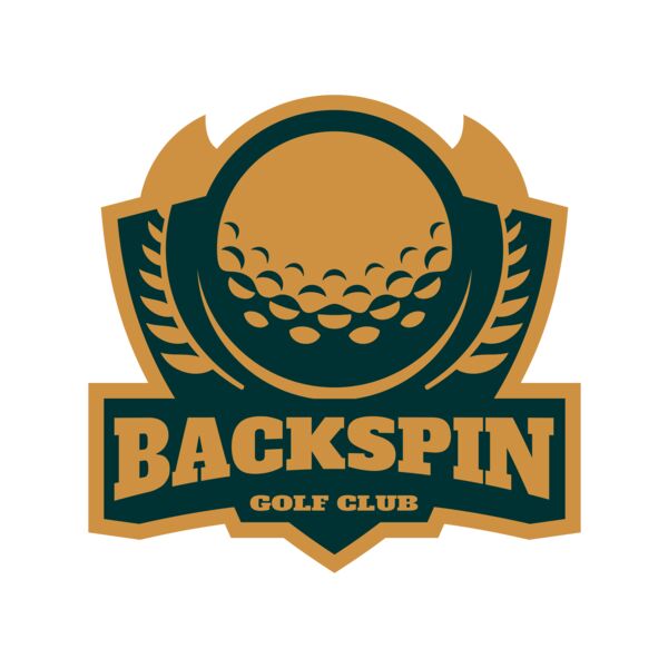 Backspin Golf club logo template Miniaturansicht