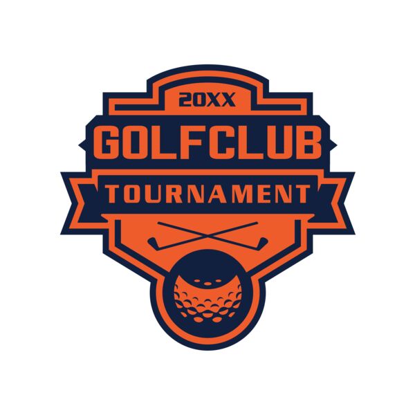 Golf club Tournament logo template 02 Miniaturansicht