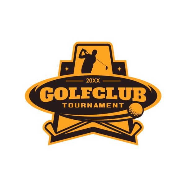 Golf club Tournament logo template 05 Miniaturansicht