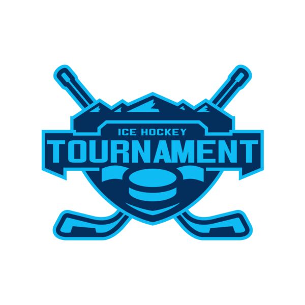 Tournament Ice Hockey logo template Miniaturansicht