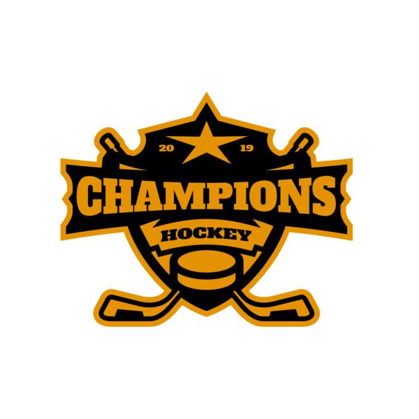 Champions Hockey logo template 02 Miniaturansicht