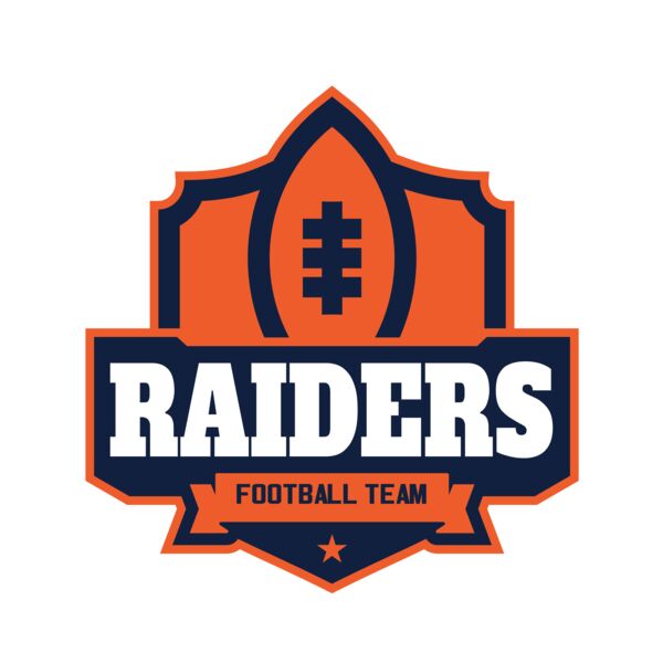Raiders Football Team logo template Miniaturansicht