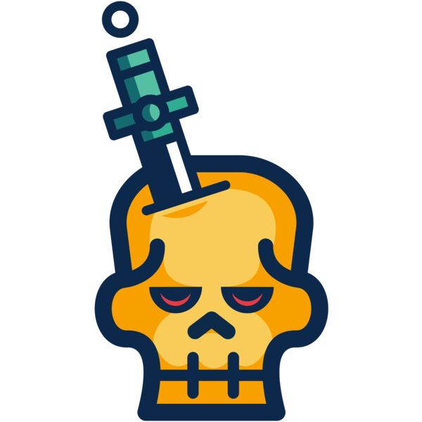 Elements Skulls logo template 153 Miniaturansicht