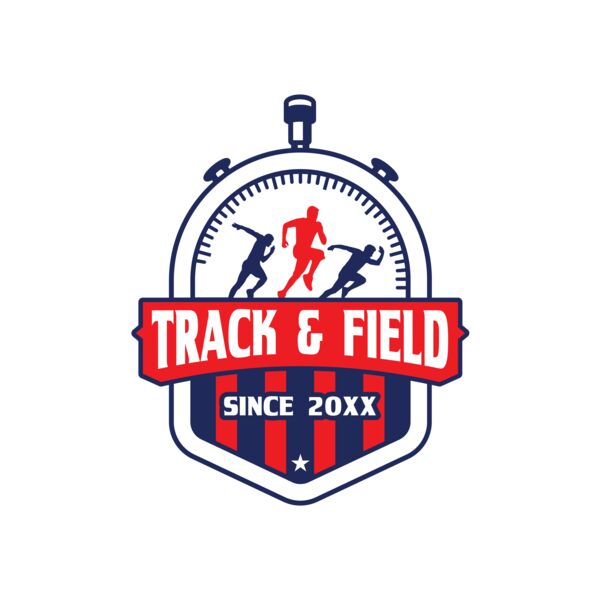 Track & Field Team Logo 14 Miniaturansicht