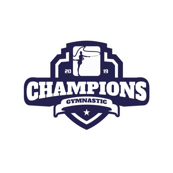 Champions Gymnastic logo template 02 Miniaturansicht