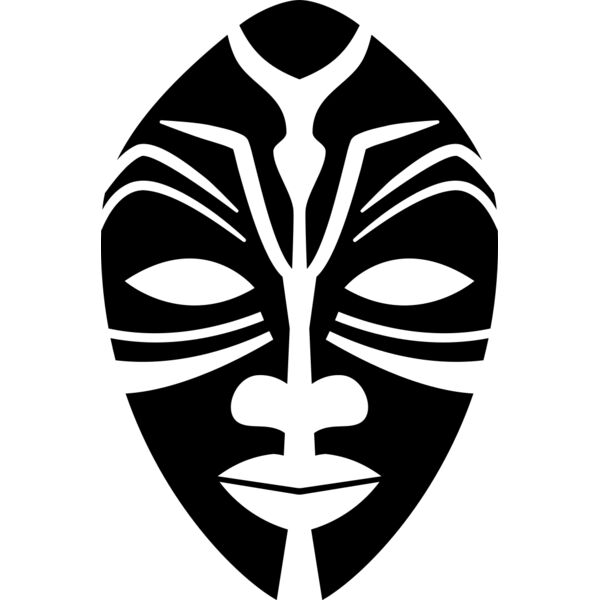 Maori Tribal Mask Miniaturansicht