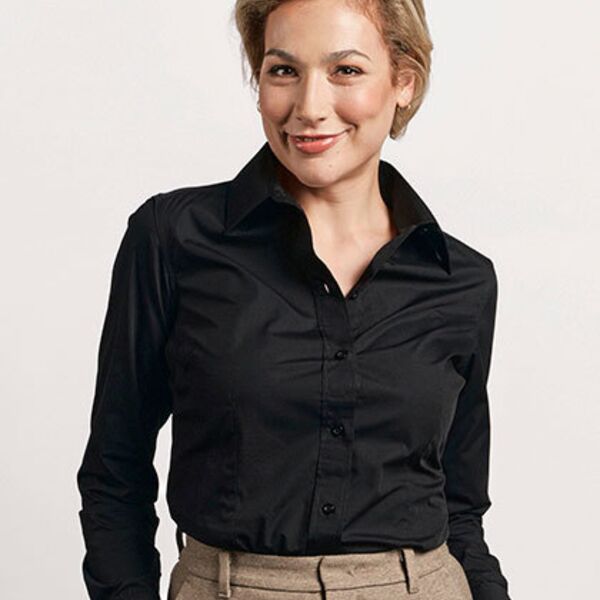 Frauen Langarm Hemd E6315 Miniaturansicht