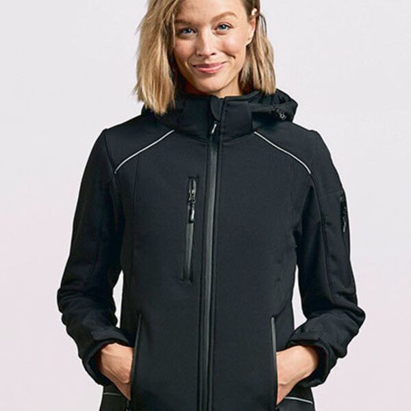 Frauen Softshell Winterjacke E7865 Miniaturansicht