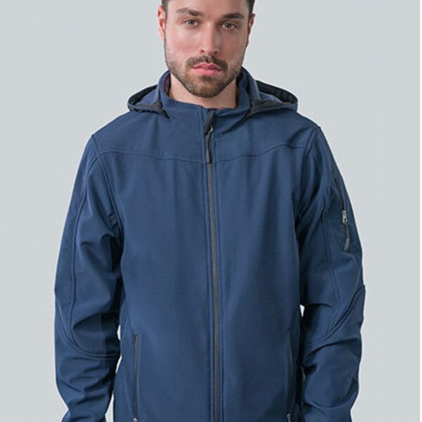 Männer Hooded Softshell Jacke HRM1101 Miniaturansicht