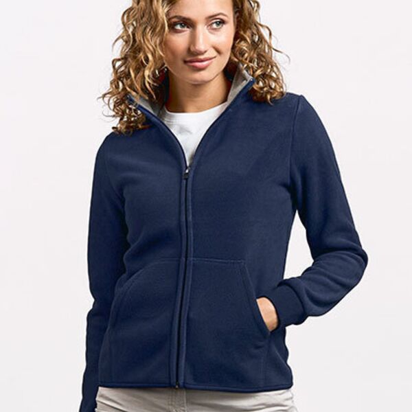 Frauen Double Fleece Jacke E7985 Miniaturansicht
