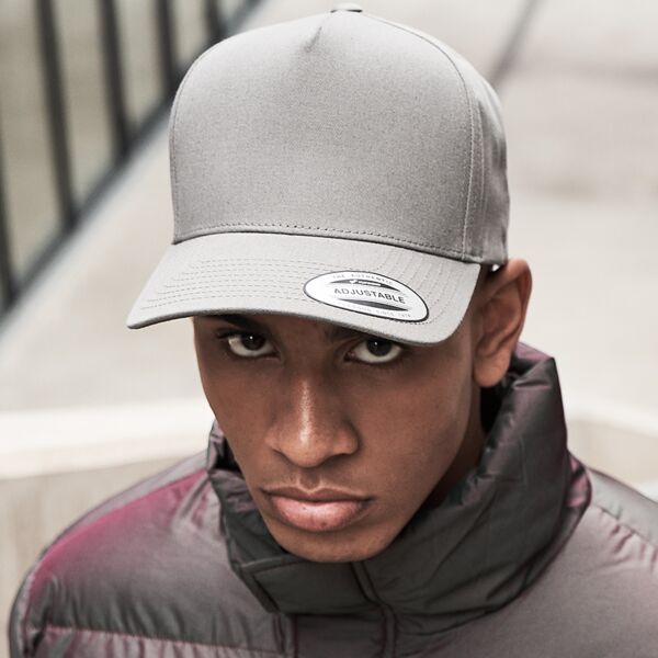 5 Panel Curved Classic Snapback Cap FX7707 Miniaturansicht