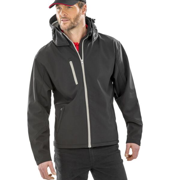 Core Männer TX Performance Kapuzen Softshell Jacke RT230M Miniaturansicht