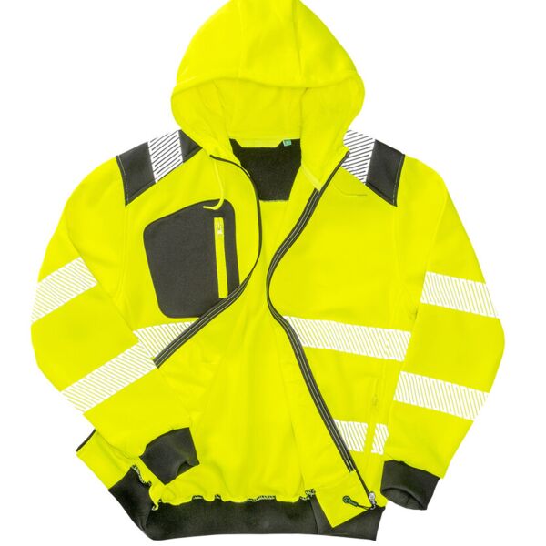 Recycled Zipped Safety Jacke RT503 Miniaturansicht