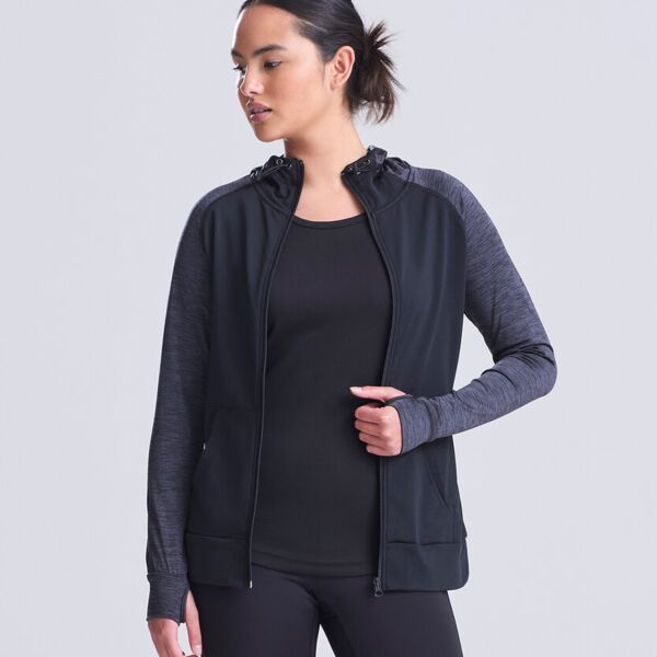 Damen cool contrast zoodie JC058 Miniaturansicht