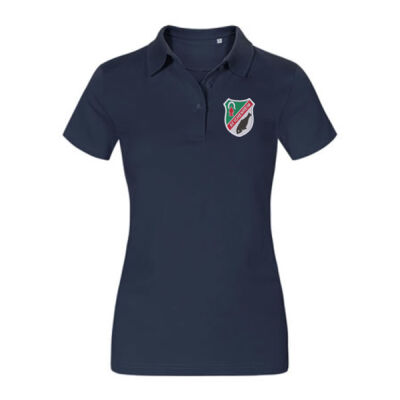 Frauen Jersey Polo Miniaturansicht