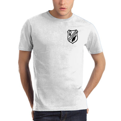 Männer T-Shirt Rundhalsausschnitt Weiß Miniaturansicht