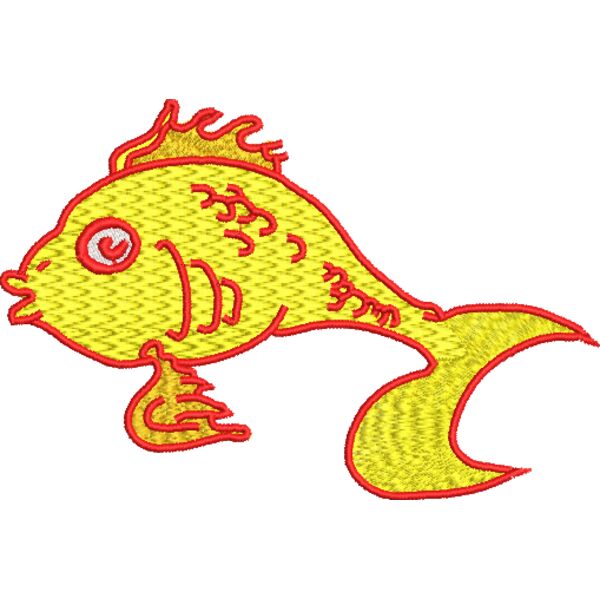 Goldfisch 140 x 80 mm Miniaturansicht