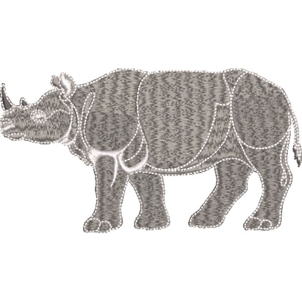 Nashorn 140 x 78 mm Miniaturansicht