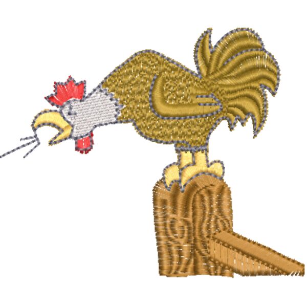 Hahn 100 x 80 mm Miniaturansicht