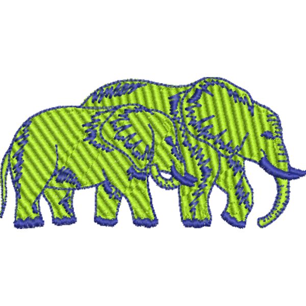 Elefanten 100 x 50 mm Miniaturansicht