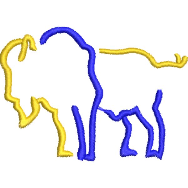 Büffel 100 x 70 mm Miniaturansicht