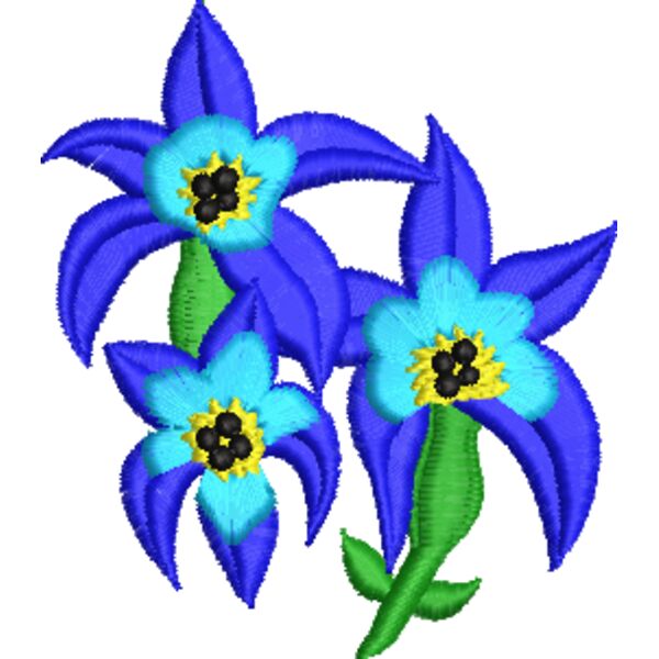 Blume 70 x 80 mm Miniaturansicht