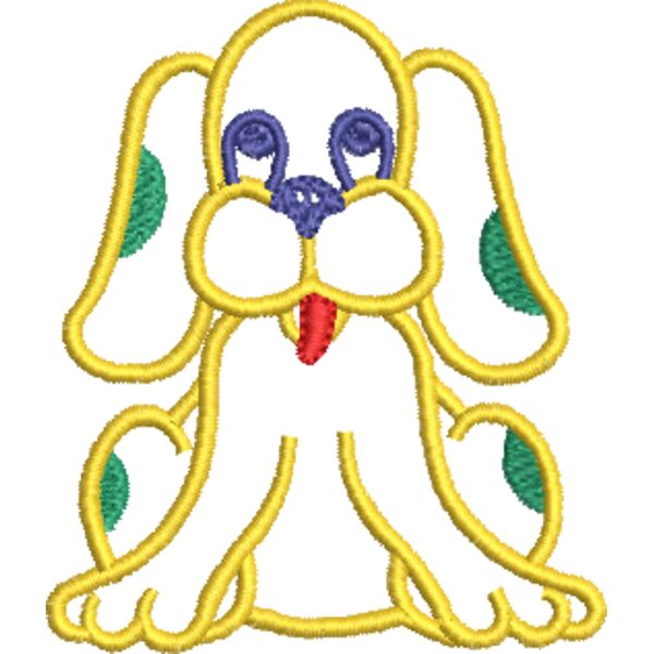 Hund 72 x 84 mm Miniaturansicht