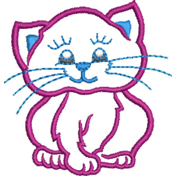 Katze 75 x 80 mm Miniaturansicht