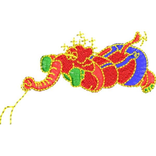 Elefant 87 x 52 mm Miniaturansicht