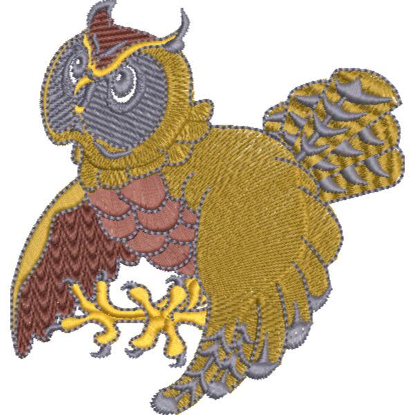 Eule 100 x 110 mm Miniaturansicht