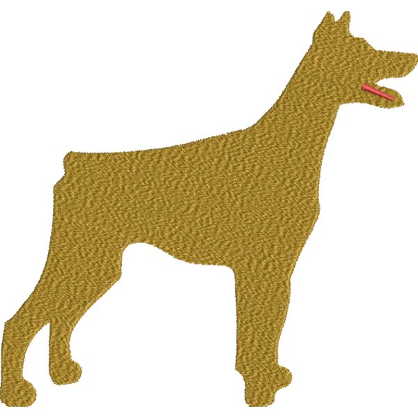 Hund Braun 150 x 140 mm Miniaturansicht